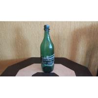 Antigua Botella Soda Resorte 1 L Año 71 Verde Tapón Plástico, usado segunda mano  Argentina