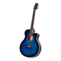 Outlet Guitarra Acustica Mini Jumbo Azul Parquer Corte  segunda mano  Argentina