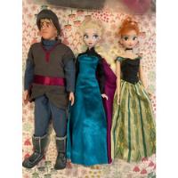 Usado, Muñecas Princesas Frozen Elsa Anna Y Kristoff segunda mano  Argentina