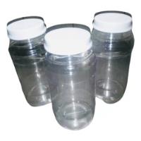 Usado, 4 Envases/recipiente/pote -plasticos C/tapa -alto 16 Cm segunda mano  Argentina