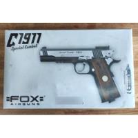 Pistola Fox Metal Slide Combat Colt 1911 Balines Y Garrafas segunda mano  Argentina