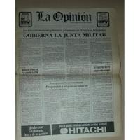 Diario La Opinión N°1448 Marzo De 1976 Gobierna La Junta, usado segunda mano  Argentina