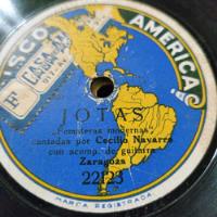 Usado, Pasta Cecilio Navarro Acomp Guitarras Disco America C612 segunda mano  Argentina