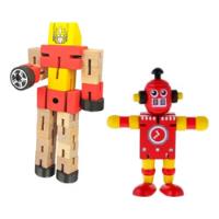2 Robots Articulados De Madera Motricidaddidáctico Montessor segunda mano  Argentina