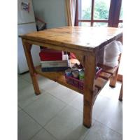 mesa madera artesanal segunda mano  Argentina