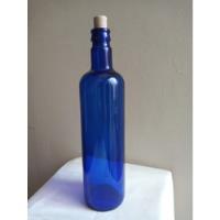Usado, Botella Vidrio Azul Solarizar Agua segunda mano  Argentina