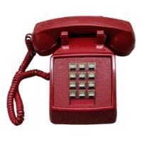 Antiguo Teléfono Itt K2500 Rojo Año 90 Impecable Funcionando segunda mano  Argentina