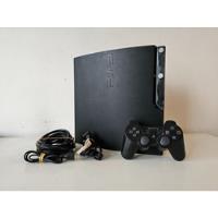 Sony Playstation 3 Slim 120gb + 1 Control Y Cables  segunda mano  Argentina
