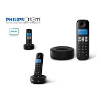 Teléfono Philips  D1311b/77 Inalámbrico - Color Negro -usado segunda mano  Argentina