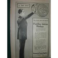 Clipping Antiguo Publicidad Pastillas Iodeina Montagu Franco, usado segunda mano  Argentina