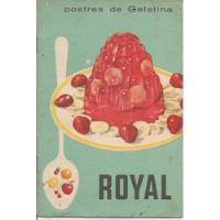 Recetario / Royal / Postres De Gelatinas / segunda mano  Argentina