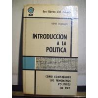 Adp Introduccion A La Politica Rene Bulman / 1960 Bs. As. segunda mano  Argentina