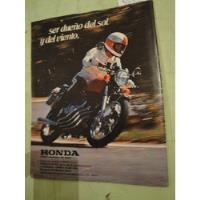 Publicidad Moto Honda Cb 550 F Año 1977 segunda mano  Argentina