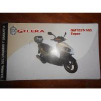 Gilera Qm 125 T Catalogo 2007manual Del Usuario Original !!! segunda mano  Argentina