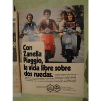 Publicidad Moto Zanella Piaggio Año 1979 segunda mano  Argentina