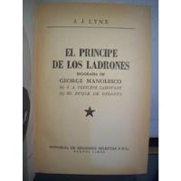 Adp El Principe De Los Ladrones Lynx / Ediciones Selectas segunda mano  Argentina