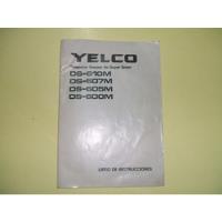 Manual Original De Proyector Yelco 600 605 607 610 Español segunda mano  Argentina