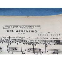 Gol Argentino! Marco Pelota De Cuero + Para Vos Mi Compañera segunda mano  Argentina