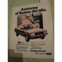 Publicidad Ford Taunus Ghia Año 1982 segunda mano  Argentina