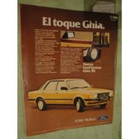 Publicidad Ford Taunus Ghia Año 1981 segunda mano  Argentina