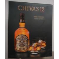 Caja  Vacia Whisky Chivas Regal 12 - Decoración Barras, usado segunda mano  Argentina