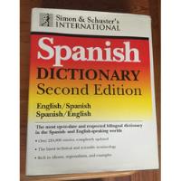 Diccionario Simon And Schuster Ingles Español, usado segunda mano  Argentina