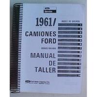 Ford F100 Manual De Taller 1961 1962 1963 1964 1965 Completo segunda mano  Argentina