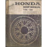 Shop Manual 100-125 / Honda / En Ingles / segunda mano  Argentina