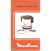 Usado, Manual Y Recetario Freidora Fondue 874 Moulinex segunda mano  Argentina