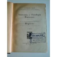 * Anatomia Y Fisiologia - Wilfredo Sola - 1938 segunda mano  Argentina