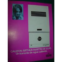 Folleto Publicidad Calefon Calefones Arthur Martin De Lujo, usado segunda mano  Argentina