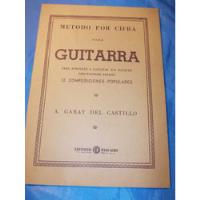 Método Por Cifra Para Guitarra - A Garay Del Castillo segunda mano  Argentina