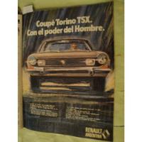 Publicidad Torino Coupe Tsx Año 1978 Xxx, usado segunda mano  Argentina