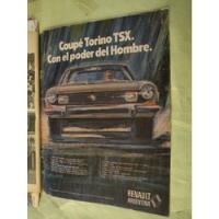 Publicidad Torino Coupe Tsx Año 1978 Xxxx segunda mano  Argentina