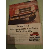Usado, Publicidad Renault 4s Año 1970 Xx segunda mano  Argentina