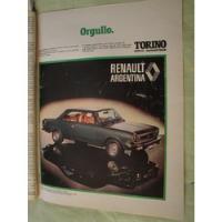 Publicidad Torino Coupe Zx Año 1980 Xx segunda mano  Argentina