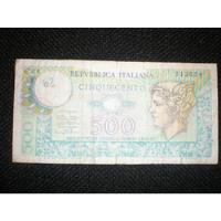 Billete De 500 Liras Italianas segunda mano  Palermo