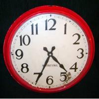 Usado, Antiguo Raro Reloj De Pared International 47,5 Cm Diametro segunda mano  Argentina