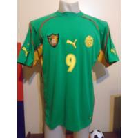 Camiseta Selección Camerún Puma 1999 2000 Eto'o #9 T. Xl segunda mano  Argentina