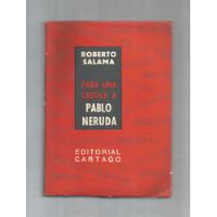 Roberto Salama Para Una Crítica A Pablo Neruda Libro Usado segunda mano  Argentina