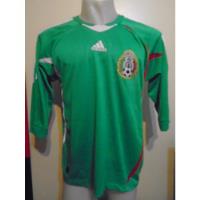 Camiseta Selección México Copa Oro 2008 2009 Manga 3/4 T. L segunda mano  Argentina
