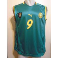Camiseta Selección Camerún 2000 2002 Corea Japón Eto #9 L segunda mano  Argentina