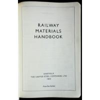 Railway Materials Handook. Año 1953. 49n 590 segunda mano  Argentina