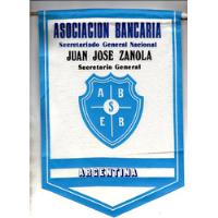 Banderin Asociación Bancaria - Juan José Zanola segunda mano  Argentina