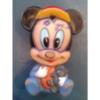 Antiguo Muñeco De Goma Mickey Mouse Bebe  13 Cm segunda mano  Argentina