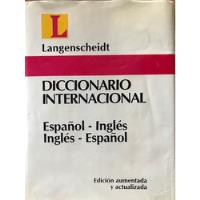 Diccionario Internacional Español-ingles / Ingles-español segunda mano  Argentina