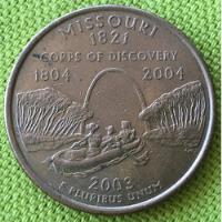 Usado, Usa : Quarter Dollar 2003 - Estado :  Missouri -  segunda mano  San Miguel