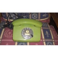 Antiguo Teléfono Verde A Disco Decoración Colección segunda mano  Argentina