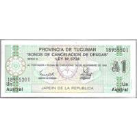 Fajo 100 Billetes 1 Austral Bono Tucuman Sin Circular Palerm, usado segunda mano  Argentina