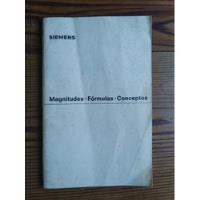 Siemens / Magnitudes - Fórmulas - Conceptos segunda mano  Argentina